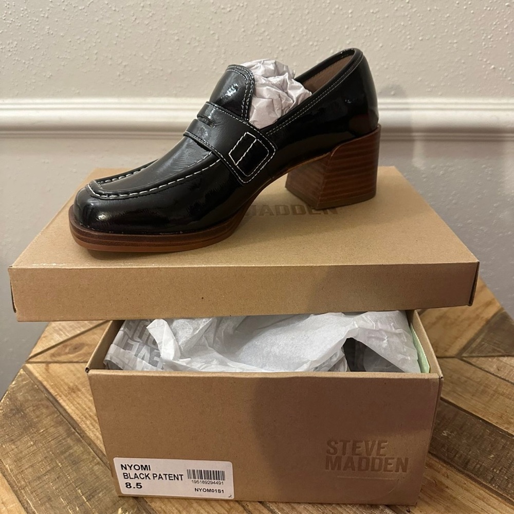 Steve Madden NIB 8.5 leather Nyomi boot